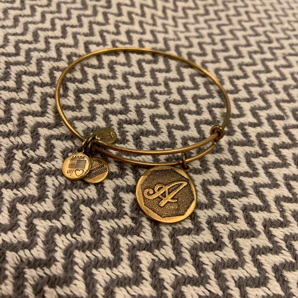 ALEX AND ANI initial bracelet